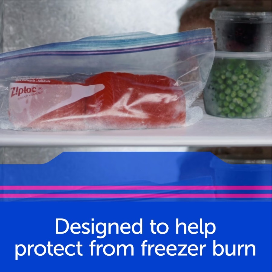 Meal Prep Frozen Food - 10ct 2갤런 냉동백, BPA 프리 이중