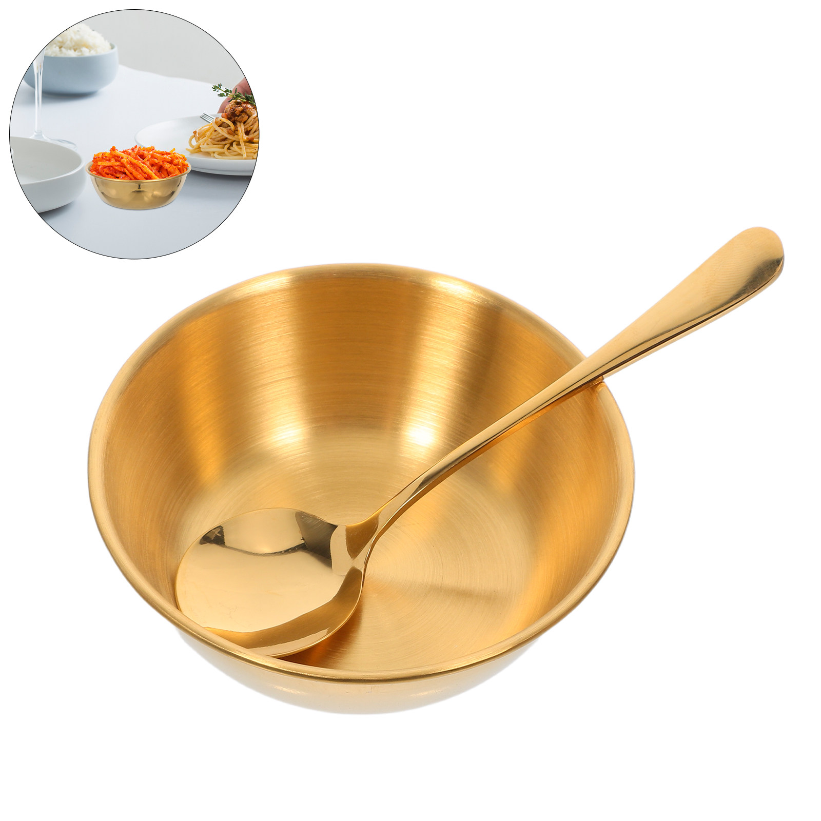 Meal Prep Yogurt Bowl - 6개 세트 스테인리스 스틸 소스볼 100ml
