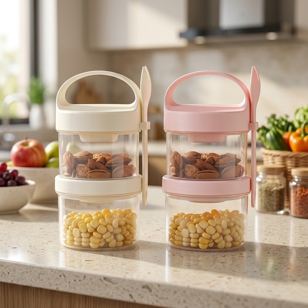뚜껑과 스푼이 함께 제공되는 재사용 가능한 31온스 용 - Meal Prep Yogurt Parfait 리뷰 및 가격