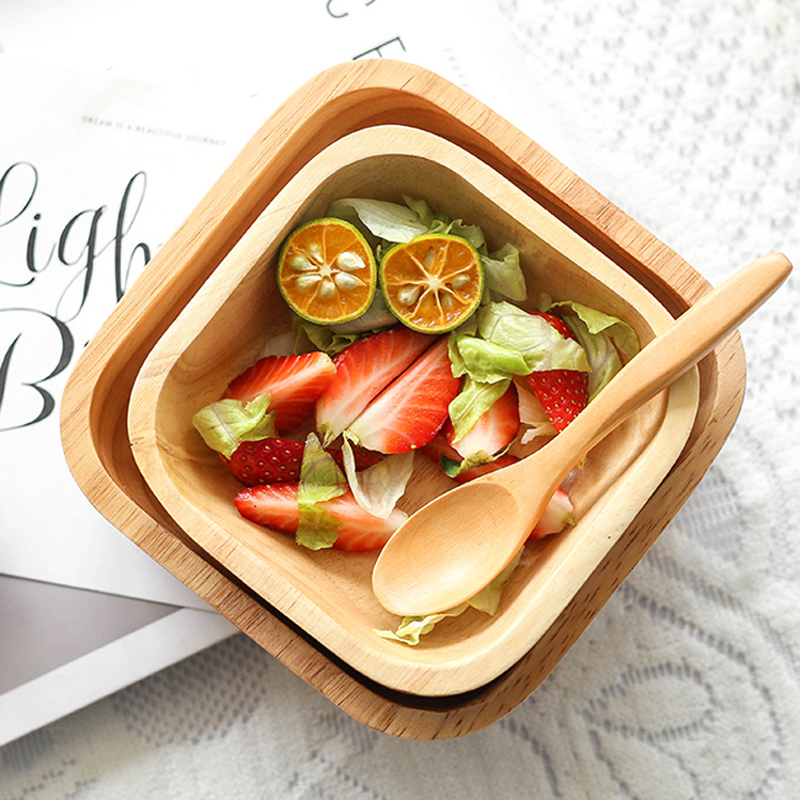대형 사각 나무 그릇, 과일 샐러드 그릇, 작은 나무  - Meal Prep Easy 리뷰 및 가격