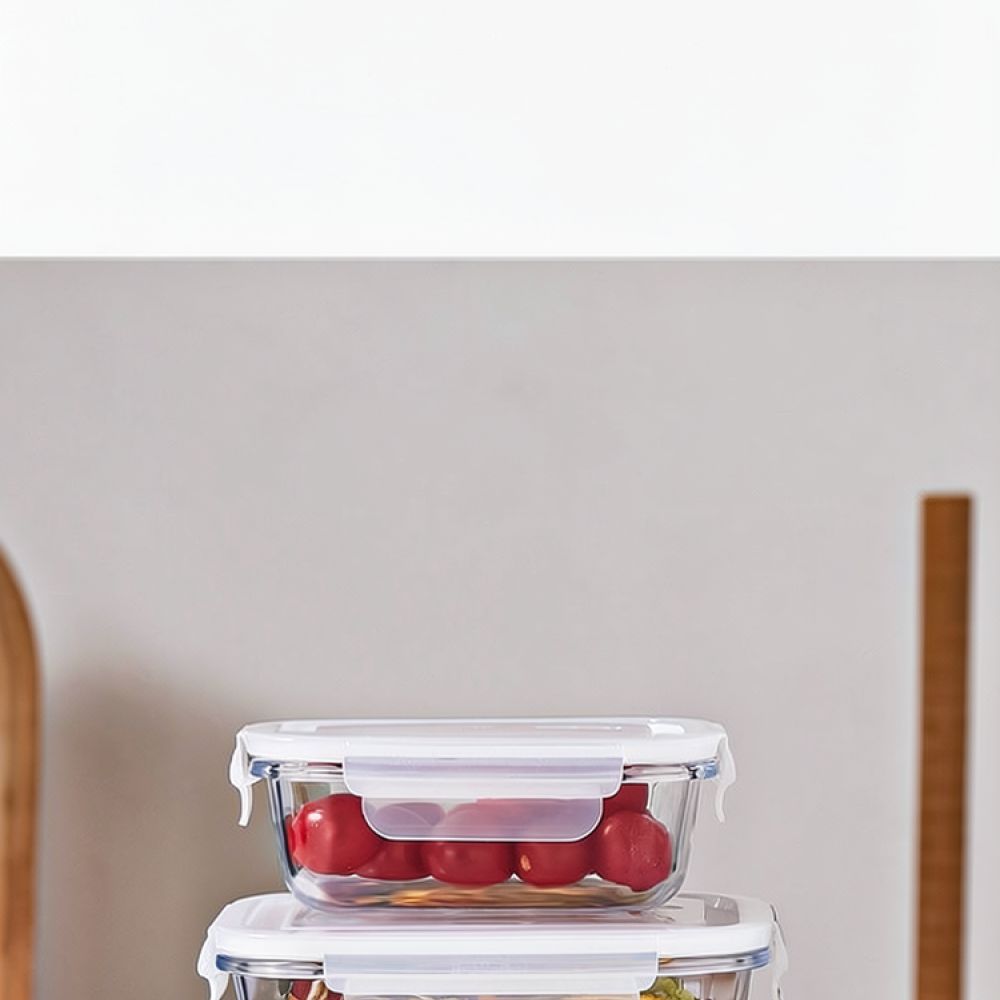 전자레인지 사용이 가능한 유리 소재의 도시락통, 칸막이 - Meal Prep Glass 리뷰 및 가격