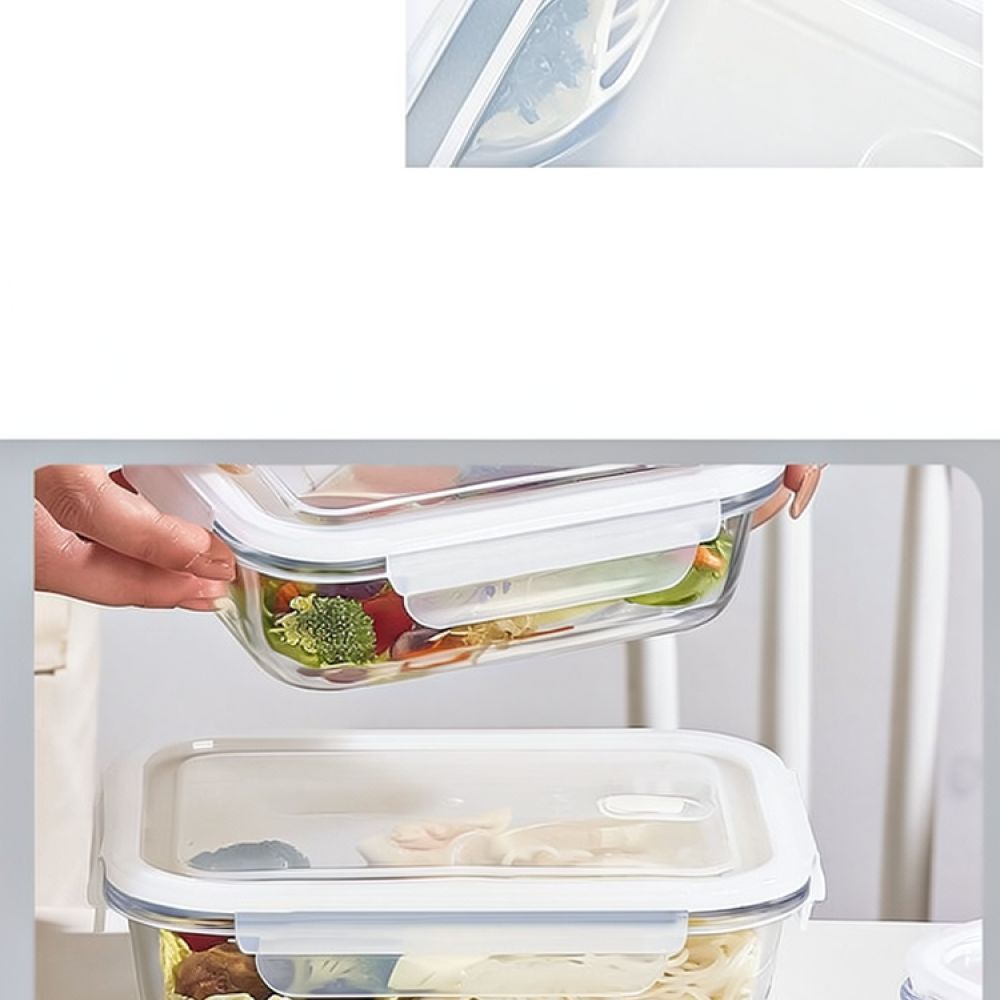 전자레인지 사용이 가능한 유리 소재의 도시락통, 칸막이 - Meal Prep Glass 리뷰 및 가격