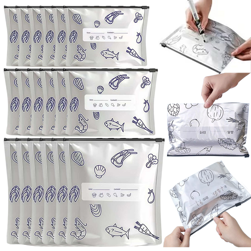 대량 48개 실버 주방 보관 가방 – 밀봉 지퍼가 있는 - Meal Prep Easy 리뷰 및 가격